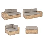 OUTLIV. Yate Ecklounge Geflecht Natur/Sand