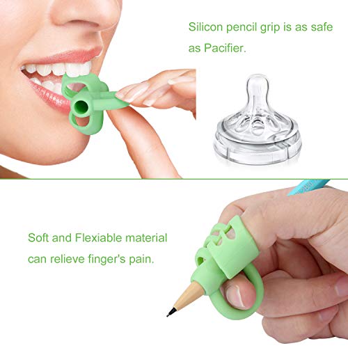 Colovis Pencil Silicone Grips for Kids Handwriting, 3 Type, Suitable for Children, Students, Toddler, and Special Needs