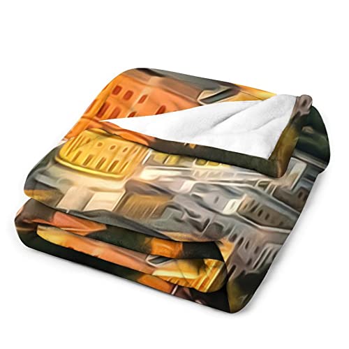 Couverture microfibre confortable Atlanta, plaid isolant 101x127 cm - 4