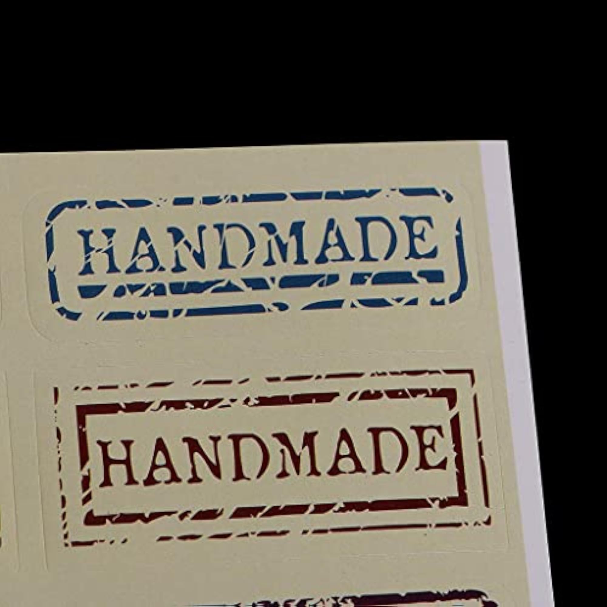 20 Sheets Hand Made Labels Baking Sealing Sticker