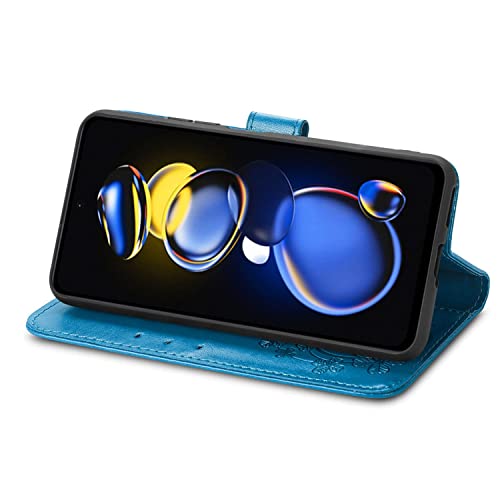 Coque Xiaomi Redmi Note 11T 5G bleue König Design anti-rayures