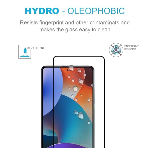 Image of Premium Tempered Glass Screen Protector Compatible For Vivo Y20 Cellphone (6.51 Inch,Pack Of 1)|Edge To Edge Coverage With Easy To Installation Kit