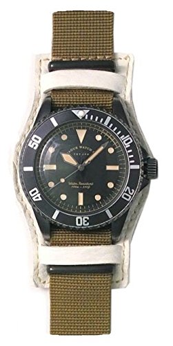 [���@�[�O�E�H�b�`�J���p�j�[]VAGUE WATCH Co. �r���v BLK SUB(�u���b�N �T�u) �~���^���[ GUIDI&ROSELLINI���U�[����t BS-L-B003 �����Y