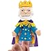 The Unemployed Philosophers Guild King Friday Magnetic Personality - Mister Rogers' Neighborhood, Plush Finger Puppet Refrigerator Magnet, Approx 4