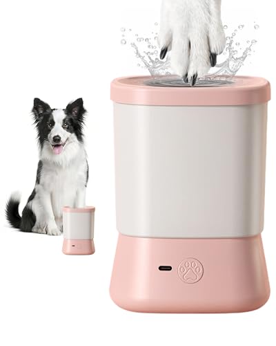 Image of Electric Dog Paw Cleaner for Dogs,2 Speeds Automatic Dog Foot Paw Washer for Medium Large Cat Dog Pet