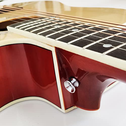 Violão Completo Acústico Elétrico 6 Cordas de Aço com Alça Cabo Regulagem de Volume