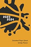 23-24 Basketball Player Student Academic Planner with Dates: Leave Your Mark