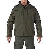 5.11 Tactical Men's Valiant Duty Jacket, TacTec System Compatible, YKK Aquaguard, Sheriff Green,...