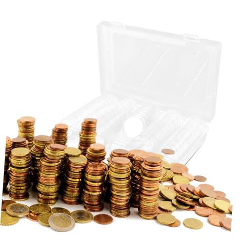 Caja de protección para monedas PLAFOPE y organizador de plástico con almohadilla interna 5