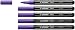 Produktbild STABILO - Acrylmarker - FREE Acrylic - T100 Rundspitze 1-2mm - 5er Pack - violett