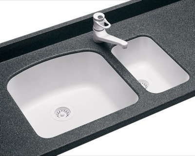 Swan US01711SB.122 Fregadero de cocina con doble búho, Pradera, 11-In L x 17.75-in H x 6.75-in H