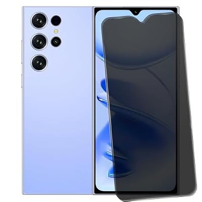 TNKISRY Tempered Glass for Oukitel C59/C61/Oukitel C61 Pro Privacy Screen Protector [6.88 "] [2 Pack] [9H Hardness] [Protect your phone screen]