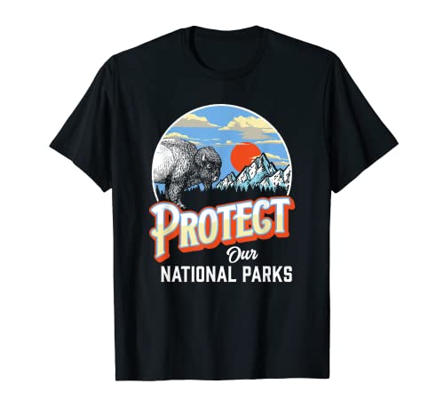 Protect Our National Parks! Outdoor Vintage Graphic T-Shirt T-Shirt