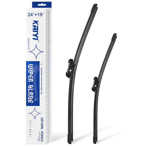 KAIYI 24"+19" Front Wiper Blade Compatible with Volkswagen Jetta 2011-2023