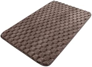 دواسة قطيفة مانعة للانزلاق – امتصاص عالي للمياه وخامة فاخرة بمقاس كبير 80×50 سم N