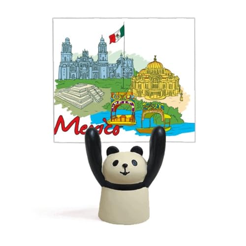 Support dessin animé animal décoration avec pince photo voyage Mexique