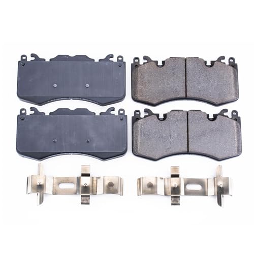 Image of PowerStop Front Brake Pads for Land Rover Defender 110 2021-25 |Rover Defender 130 2023-25 |Rover Defender 90 2021-25 - Z17 Ceramic Brake Pads with Installation Hardware, 17-1426