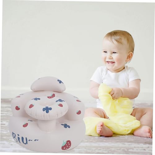 Chaise gonflable bébé Abaodam anti-basculement avec dossier surélevé