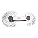 Starrett 159M Screw Pitch Gage With Locking Device, 60° Threads, 0.5-11.5mm TPI, 28 Leaves