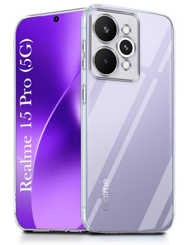 Image of Jkobi Realme 15 Pro (Clear Shockproof Case with Camera Protection | Soft and Flexible | Transparent)