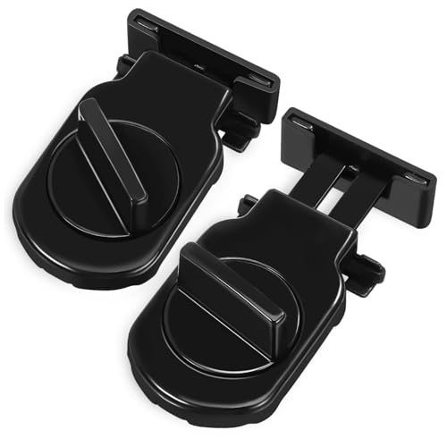 HOMOCONO 2pcs Adjustable Window Safety Locks Window Locks for Horizontal Sliding Doors