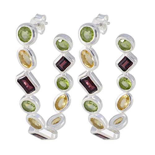 Multi boucle d'oreille multi boucle d'oreille argent 925 femmes