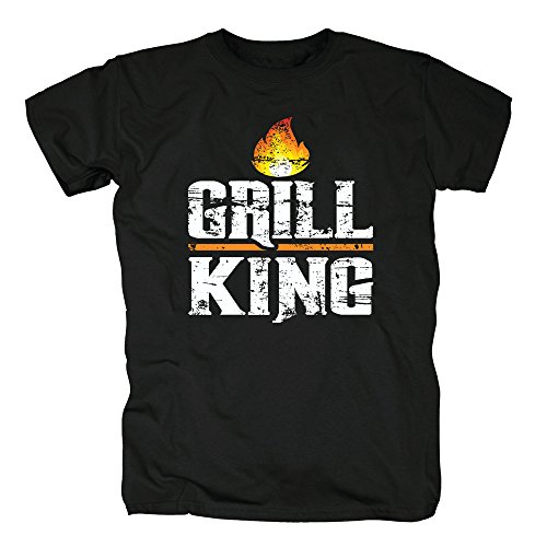 TSP Grill King Camiseta para Hombre T-Shirt XXXXL Negro