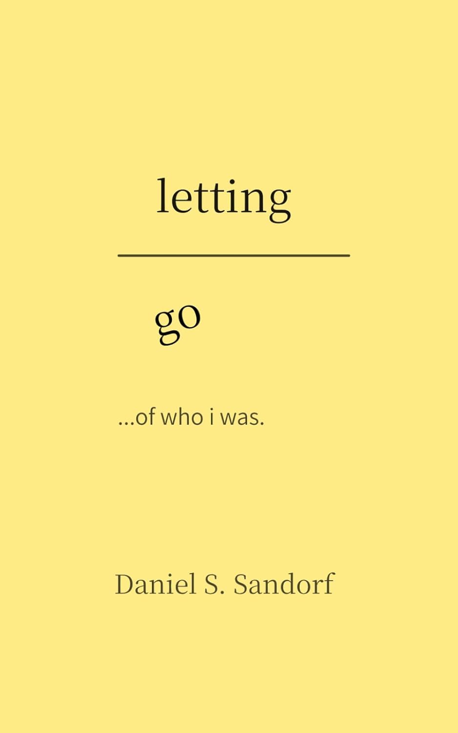 Letting Go of Who I Was: Chronicle Poetry