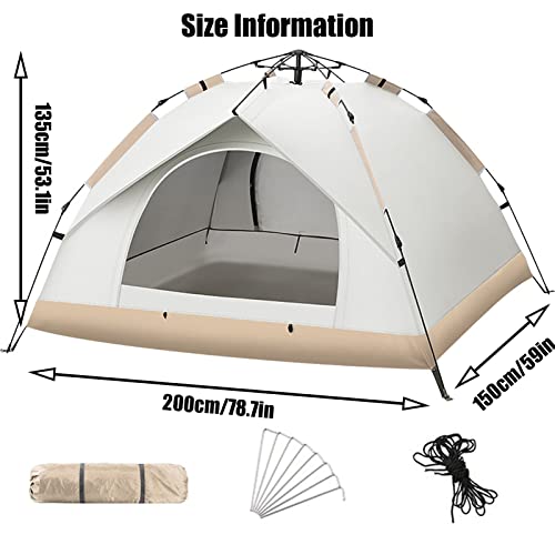 Carpa liviana impermeable para campamento 2 personas miniatura 6