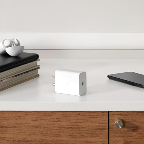 Image of 30W Original Type C Fast Charging Power Adapter for 9 Pro /9 /8 Pro /8 /8a, Pixel 7 Pro /7 /7A, Pixel 6 Pro /6 /6A, Tablet /Buds /Chrome Books & Other USB C Devices Quick Charger Support - 30 watt,White