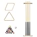 Pool Table Accessory 32 Piece Kit- Billiards Balls, Cues, Stick Repair, Roman Rack, Table Brush, Table Cover, Tally Bottle by Trademark Gameroom