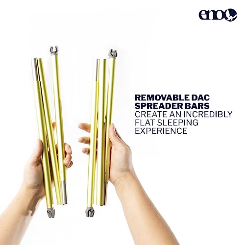 Eno Skylite Hammock - 1 Person Flat, Portable Hammock - Integrated Hammock Bug Net - For Camping, Hiking, Backpacking, Travel, Festival, Or The Beach - Pacific #TOP2