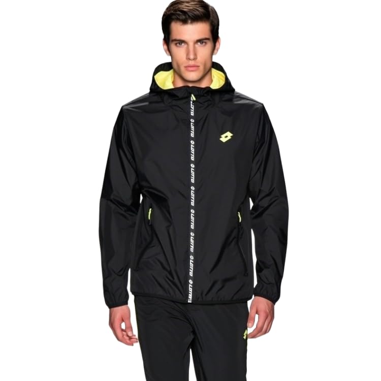 Softshell veste imperméable homme contre les intempéries avec capuche Lotto