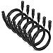 Moukey 10ft XLR 10 Feet Microphone Male to Female Mic Cables Cord, Black 6-Pack