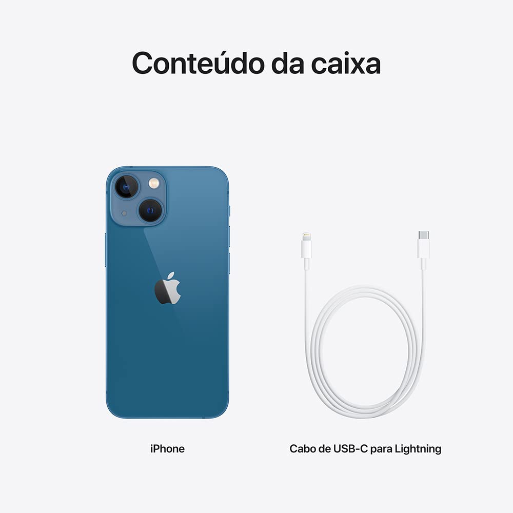 Apple iPhone 13 mini (128 GB) - Azul (Recondicionado) | Amazon.com.br