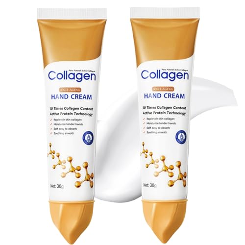 2PCS Hand Cream for Women,Anti-Aging Hand Cream,Moisturizing Hands Cream With Collagen,Nourishing Handcreams,Hand Cream Set for Dry Skin Daily Care, Gentle & Long-Lasting Moisture,For All Skin Types