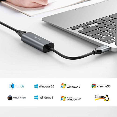 TechRise USB Ethernet Adapter, USB 3.0 auf RJ45 1000Mbps Gigabit LAN Adapter, Dauerhaft Aluminum Alloy netzwerkadapter kompatibel mit MacBook, PC, Surface, ChromeOS, Wind 7/8/10/11, XP, Vista, Linux - Image 6