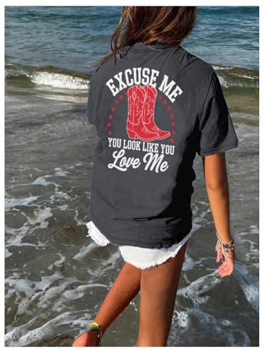 Girl's Summer Tops Short Sleeve Crew Neck Graphic Tees Preppy Cute T Shirts Baggy Tops Trendy4