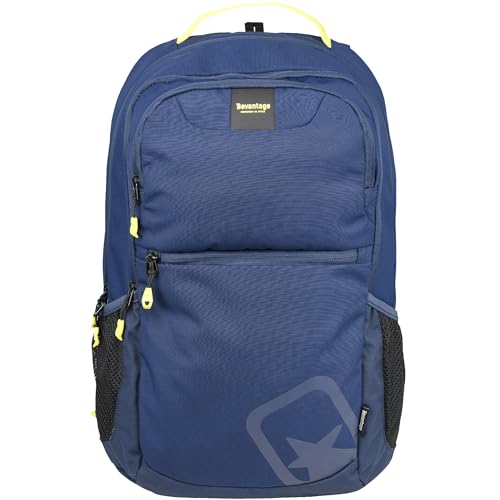 Bevantage Mochila casual de viagem urbana resistente à água para laptop 25L, Azul