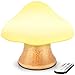 Price comparison product image Night Lights for Kids, Danolt Baby LED Mushroom Night Lamp, Soft Silicone Lampshape, 100% Rubber Wood, Adjustable Mode, Brightness & Color by Wireless Remote - UK Plug