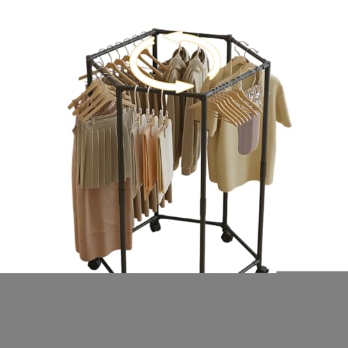 Séchoir à linge hexagonal pour suspendre les couvertures lourdes sans encombrer - 8