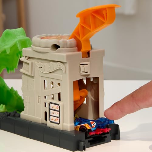 Hot Wheels City Pista de Brinquedo Nemesis Crocodilo