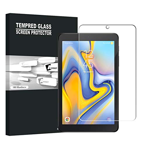 AVIDET Samsung Galaxy TAB A 8.0 2018 Screen Protector,[Anti-Scratch][Bubble Free] 9H Hardness 0.3mm Ultra Slim Premium Tempered Glass Screen Protector for Samsung Galaxy TAB A 8.0 inch 2018 T387
