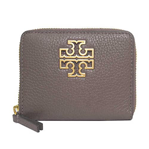 [トリーバーチ] 財布 二つ折り財布(小銭入れあり) ブリテン レザー ミディアム ラウンドファスナー 141003 1122 034 (グレー系) アウトレット レディース [並行輸入品]