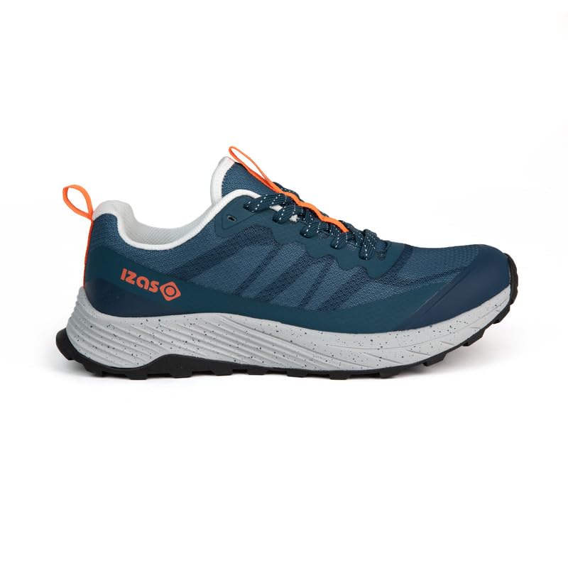 Izas - Zapatillas Deportivas para Hombre Agata M - Suela de Maxima Tracción - Tacos de 4 mm - Senderismo Media Distancia - Transpirable - Plantilla de Amortiguación Superior - Bluemoon - Tallas 39-46