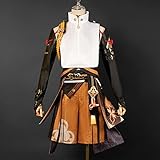 生地の情報:白い柔らかい美、黒いミルクの糸、光がないサテン、白いミルクの糸、黒い柔らかい美、黄金色-色丁の復合皮、金色の皮復合膠、黒い二層の復合皮 襟のとじ口を透かして処理して、革の首輪の詳細は還元して、精選して良質の復合片の車の線は整列して還元して、肩の大量の麦の穂のアクセサリーの設計は還元して人を設定して、帯の詳細は還元して人を設定して、裾の高清とプリント展示展示 たいおー対応ぎょーじ行事:ハロウィンは、コスプレいしょー衣装、ハロウィン、がくえん学園さい祭、イベント、ぶんか文化さい祭、プレゼ...