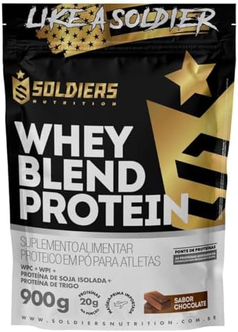 Whey Blend Protein Soldiers Nutrition 900g Chocolate
