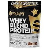 Whey Blend Protein Concentrado e Isolado - 900g - Soldiers Nutrition (900g, Chocolate)