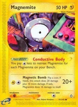Pokemon - Magnemite (91) - Aquapolis