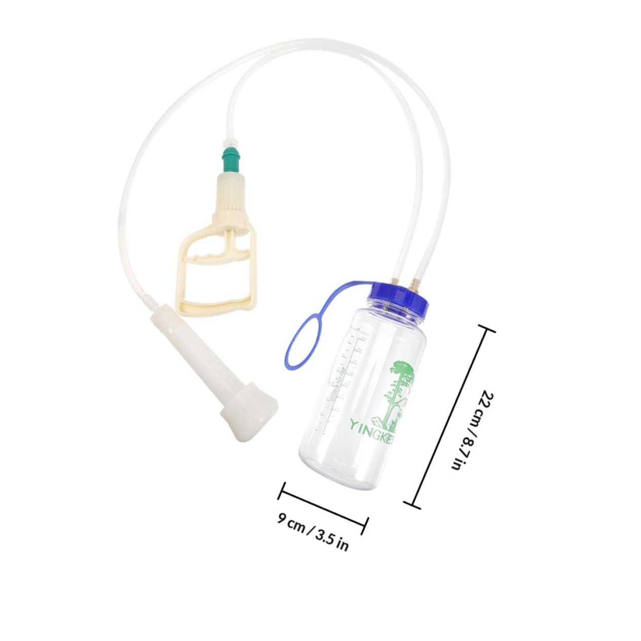 VANZACK Mungitrice Portatile Manuale Per Pecore e Mucche Completo Bottiglia Pp Trasparente Resistente e Leggera Facile Da Pulire e Trasportare Per Piccole Aziende Agricole o Uso Domestico